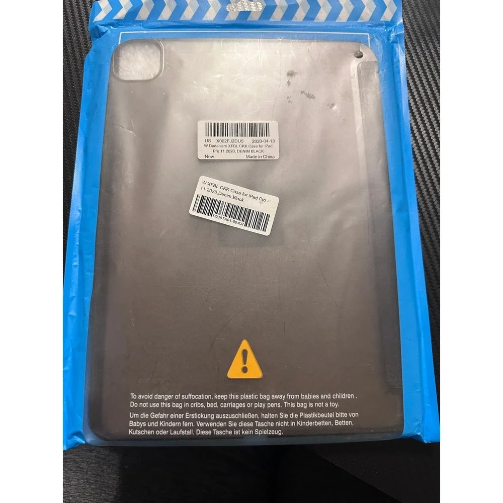 Dadanism iPad Pro 11 2020 Case Denim Black Protective Cover